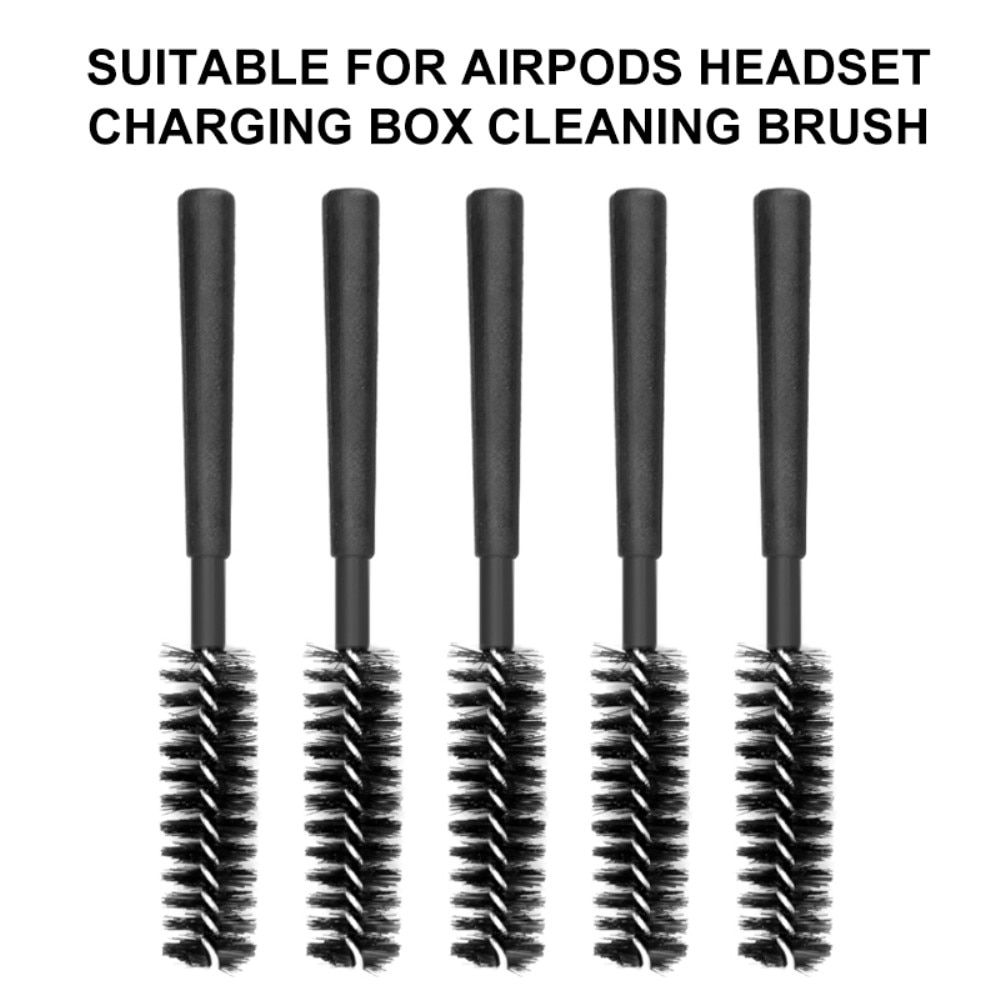 Small Brush Set for Earphones (5-Pack) Black