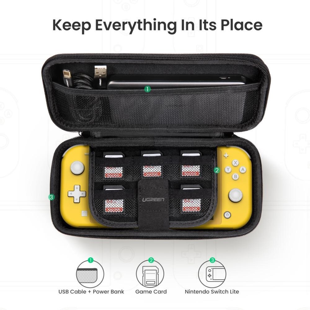 Storage Case for Nintendo Switch Lite Black