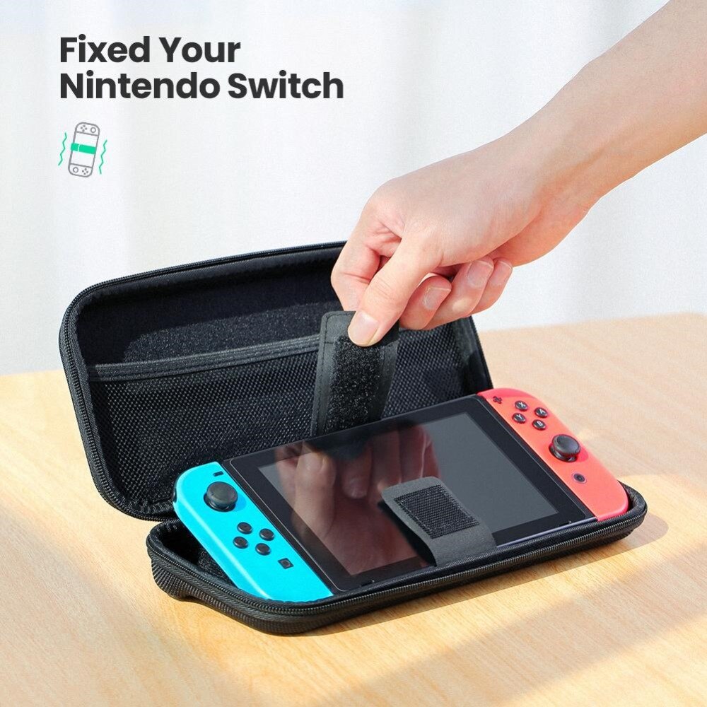 Compact Storage Case for Nintendo Switch OLED Black