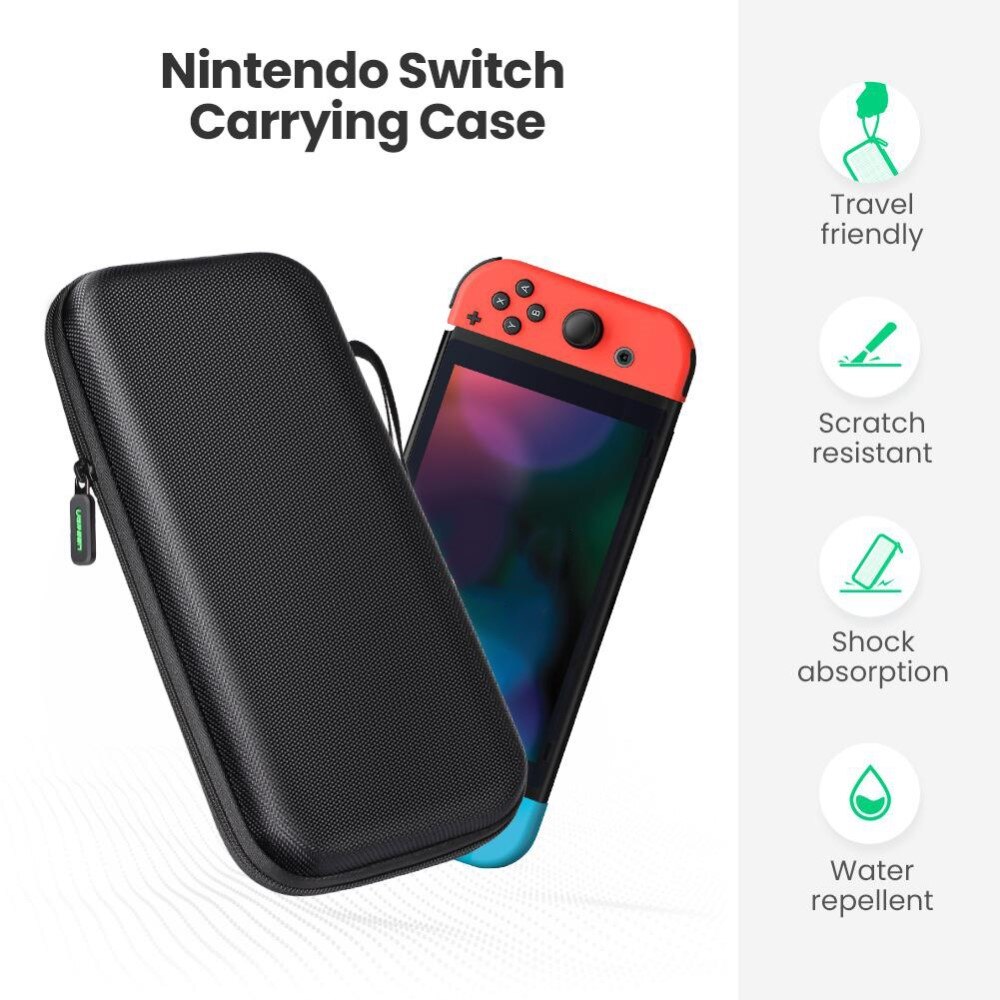 Compact Storage Case for Nintendo Switch Black