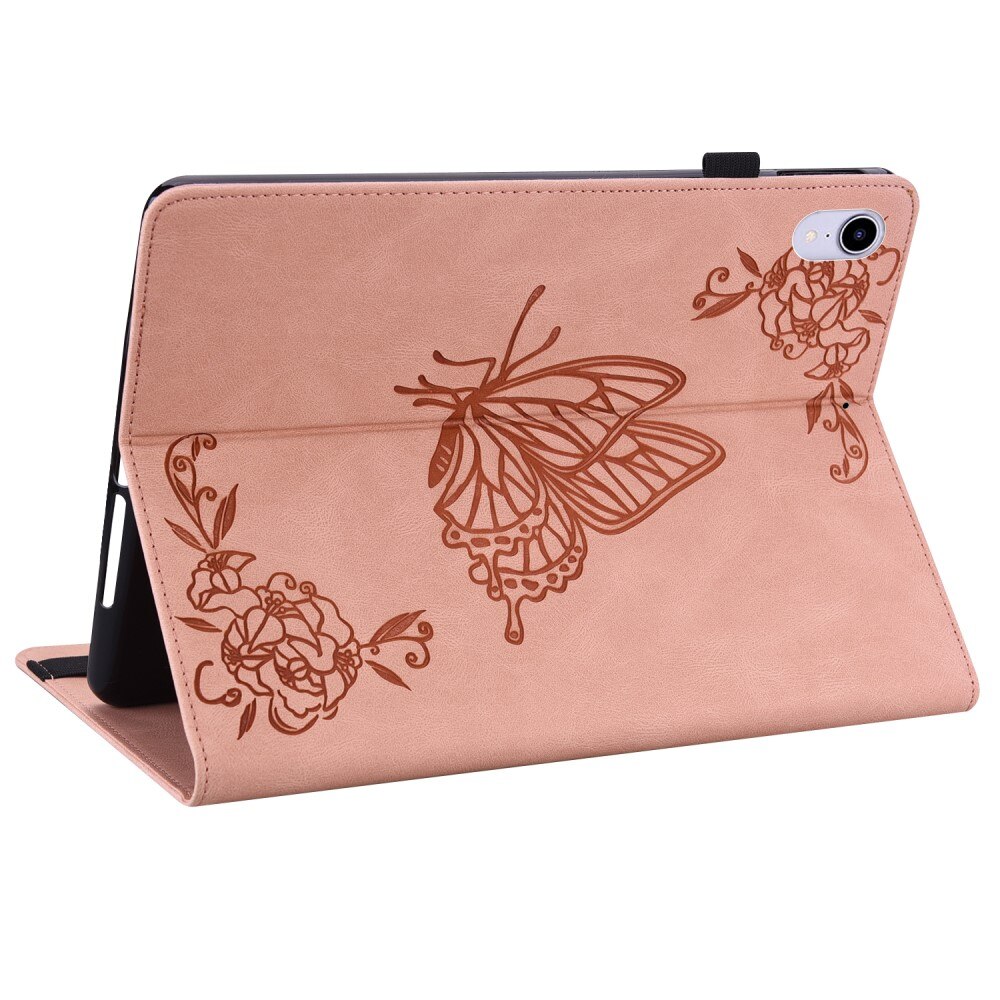 Apple iPad Mini 6th Gen (2021) Leather Cover Butterflies Pink