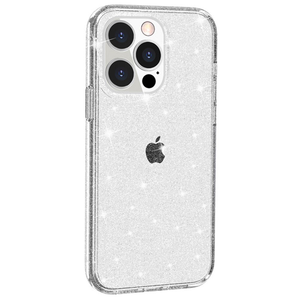 iPhone 15 Pro Max Liquid Glitter Case Transparent