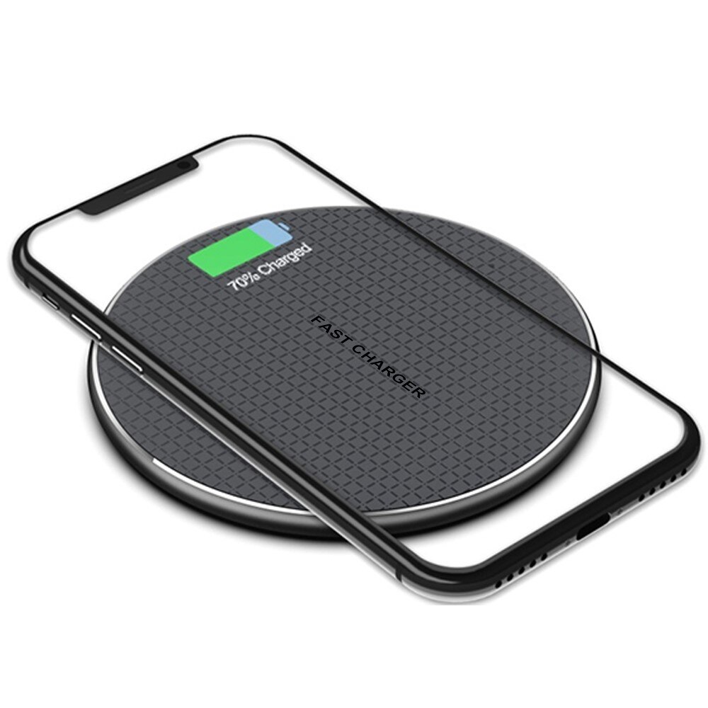 15W Ultra-Thin Wireless Charging Pad Black