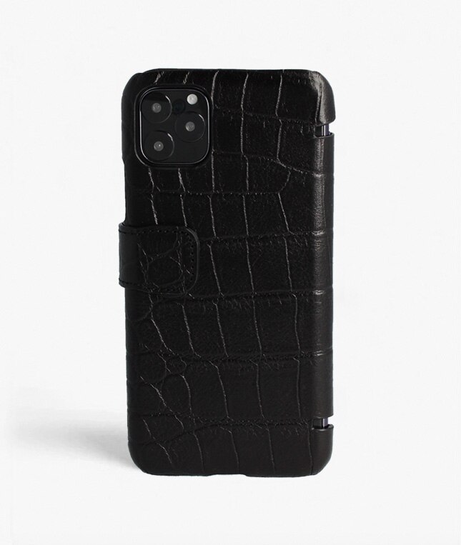 iPhone 11 Pro Max Card Case Lizard Black