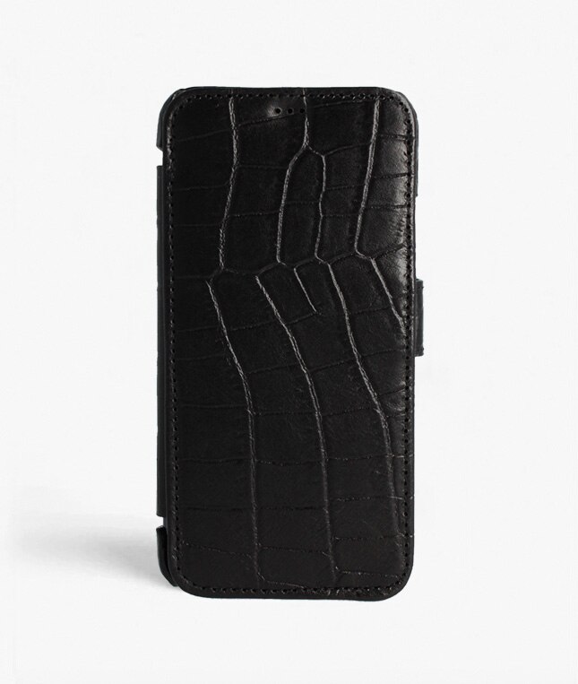 iPhone 11 Pro Max Card Case Lizard Black