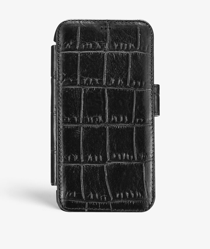 iPhone X/XS Card Case Lizard Black