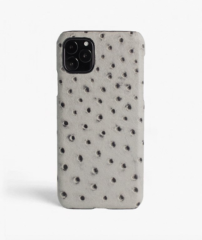 iPhone 11 Pro Max Case Ostrich Grey