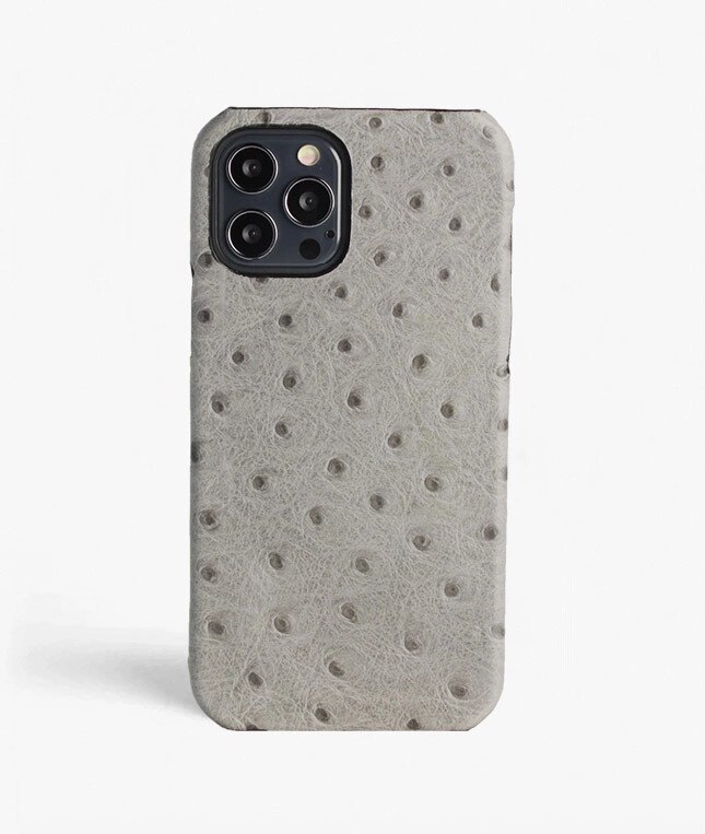 iPhone 12 Pro Max Case Ostrich Grey