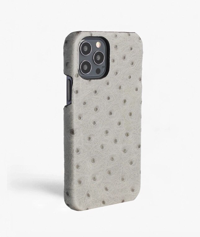 iPhone 12 Pro Max Case Ostrich Grey