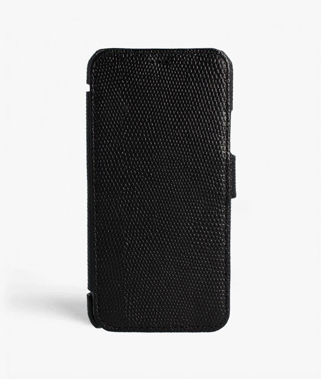 iPhone 11 Pro Max Card Case Lizard Black