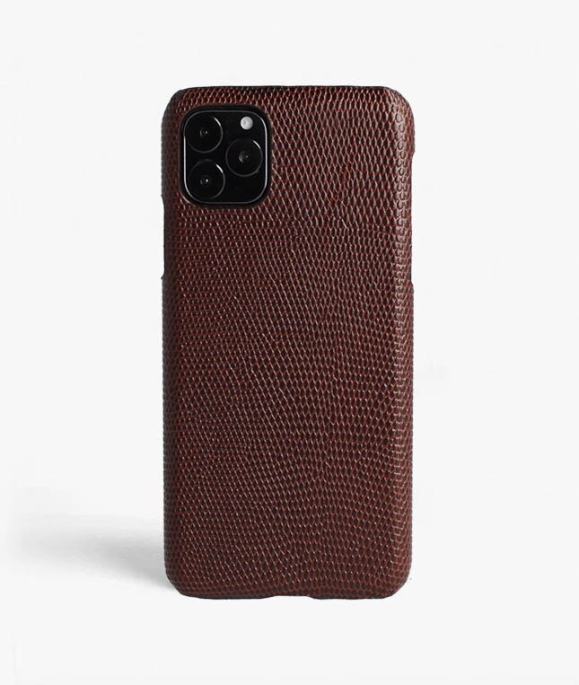 iPhone 11 Pro Max Case Lizard Brown