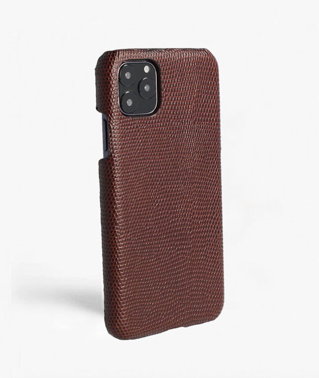 iPhone 11 Pro Max Case Lizard Brown