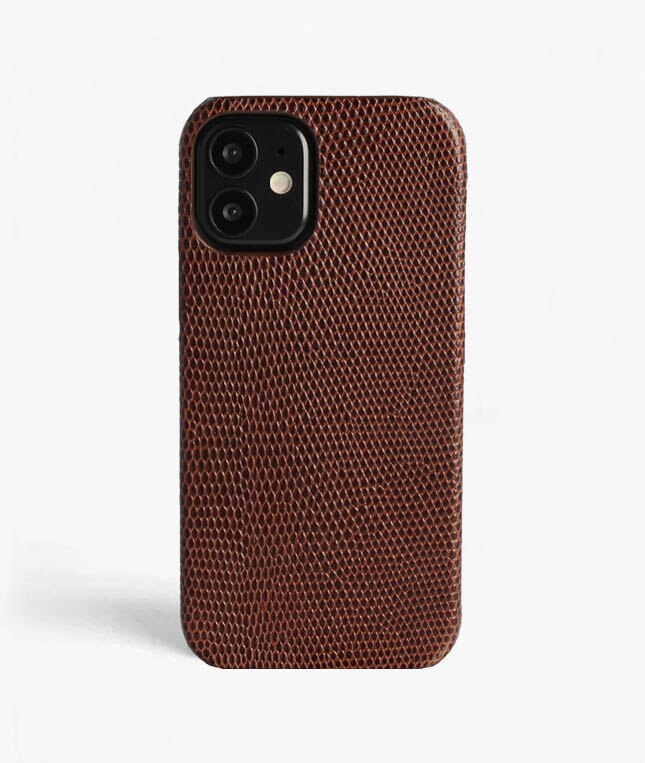 iPhone 12 Mini Case Lizard Brown