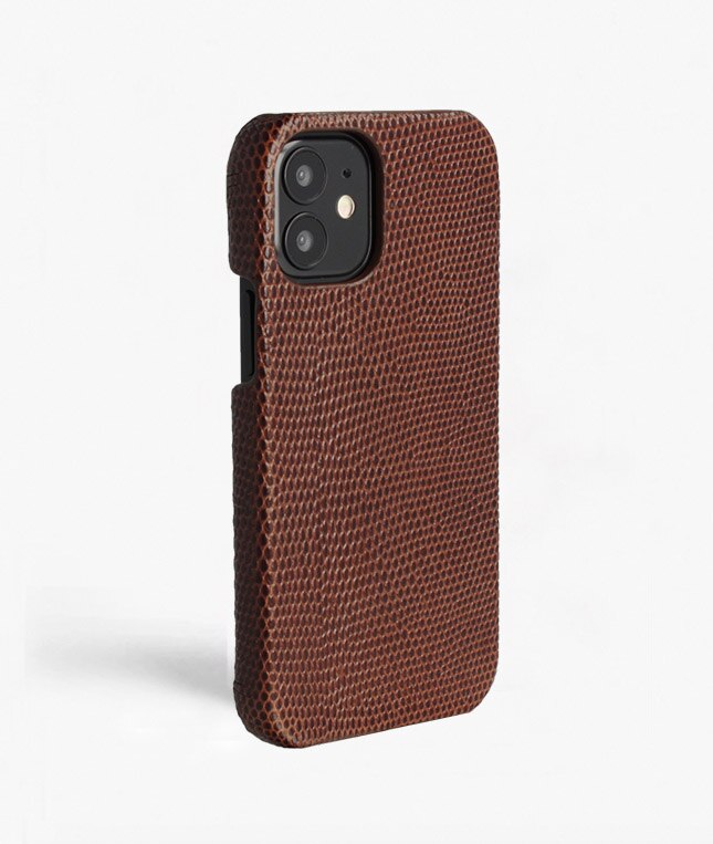 iPhone 12 Mini Case Lizard Brown