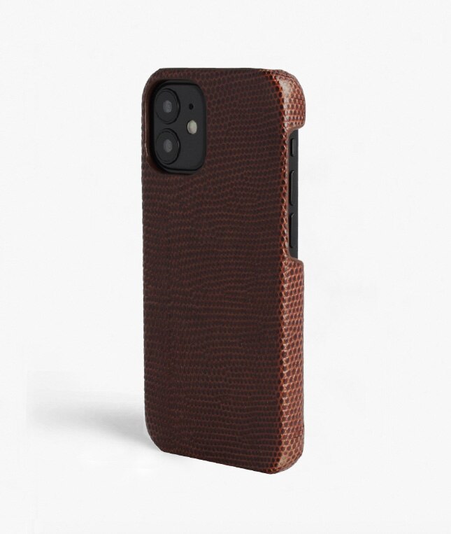 iPhone 12 Mini Case Lizard Brown