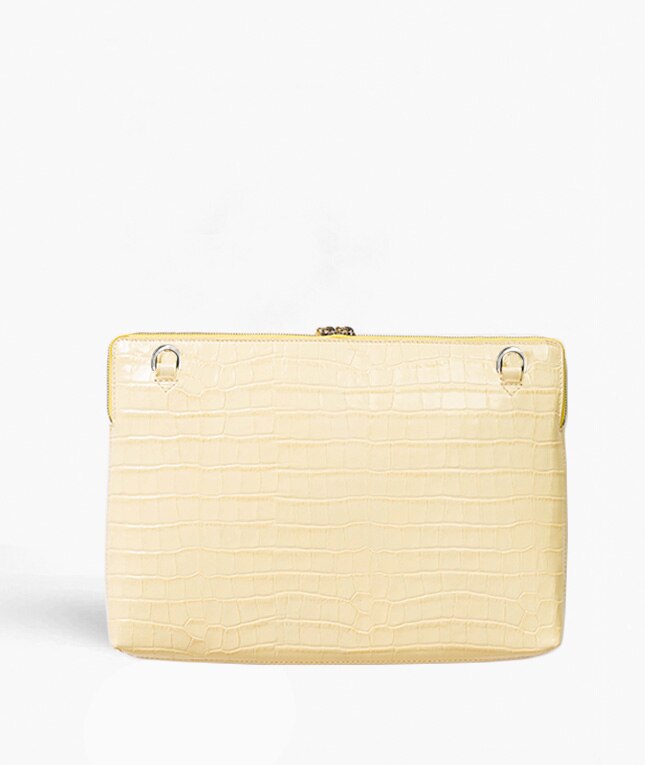 Laptop Bag 15" Croco Yellow