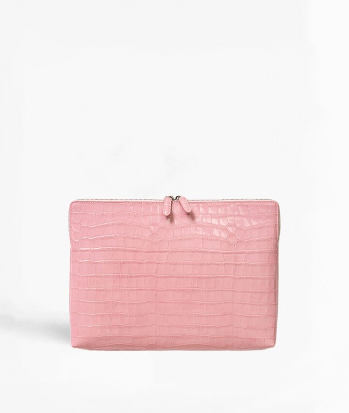 Laptop Bag 15" Croco Pink