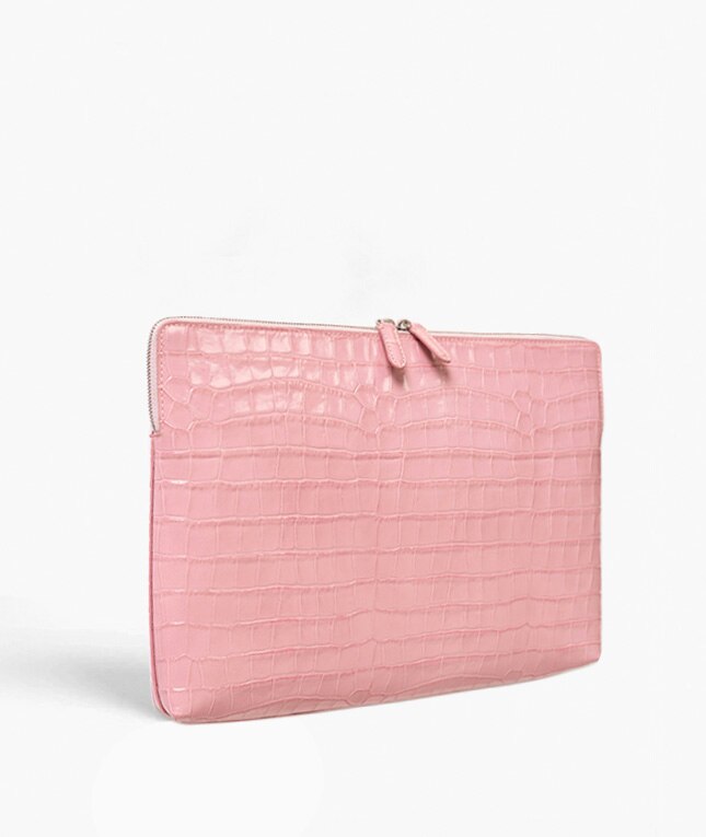 Laptop Bag 15" Croco Pink