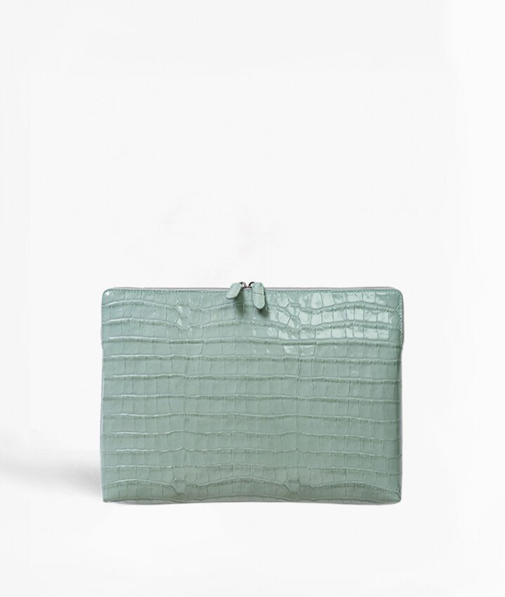 Laptop Bag 15" Croco Pastell Teal