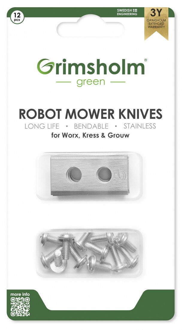 12-pack Robot Mower Knives for Kress