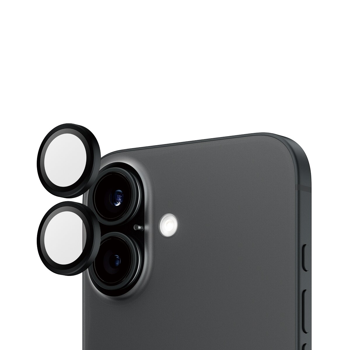 iPhone 16 Plus Hoops Camera Lens Protector Black