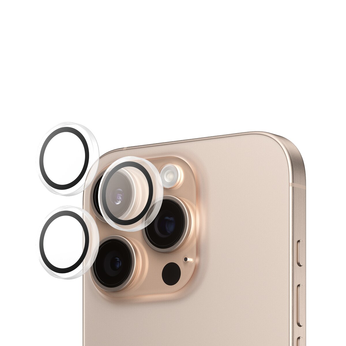 iPhone 16 Pro Hoops Camera Lens Protector Transparent