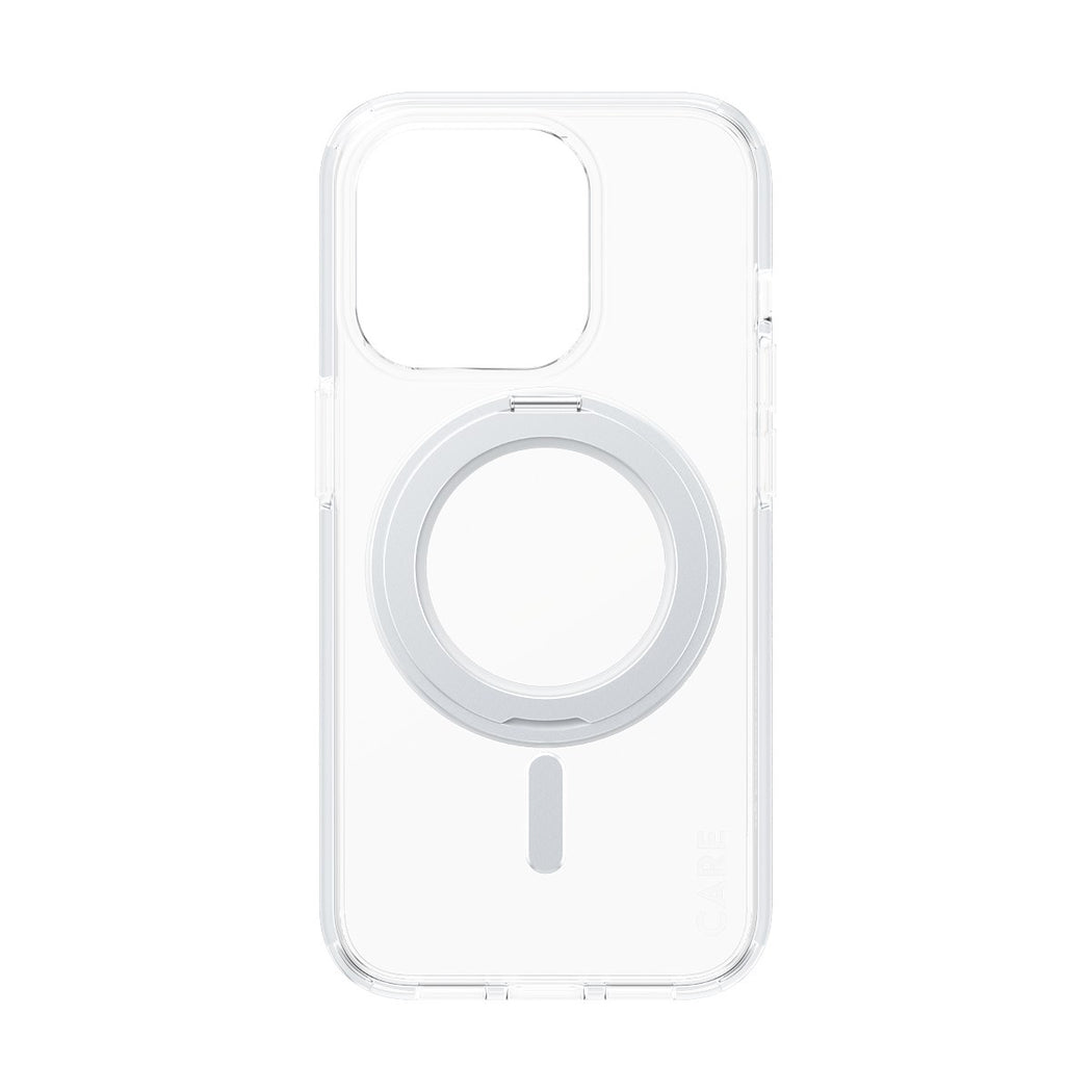 iPhone 15 Pro Kickstand Case MagSafe Transparent