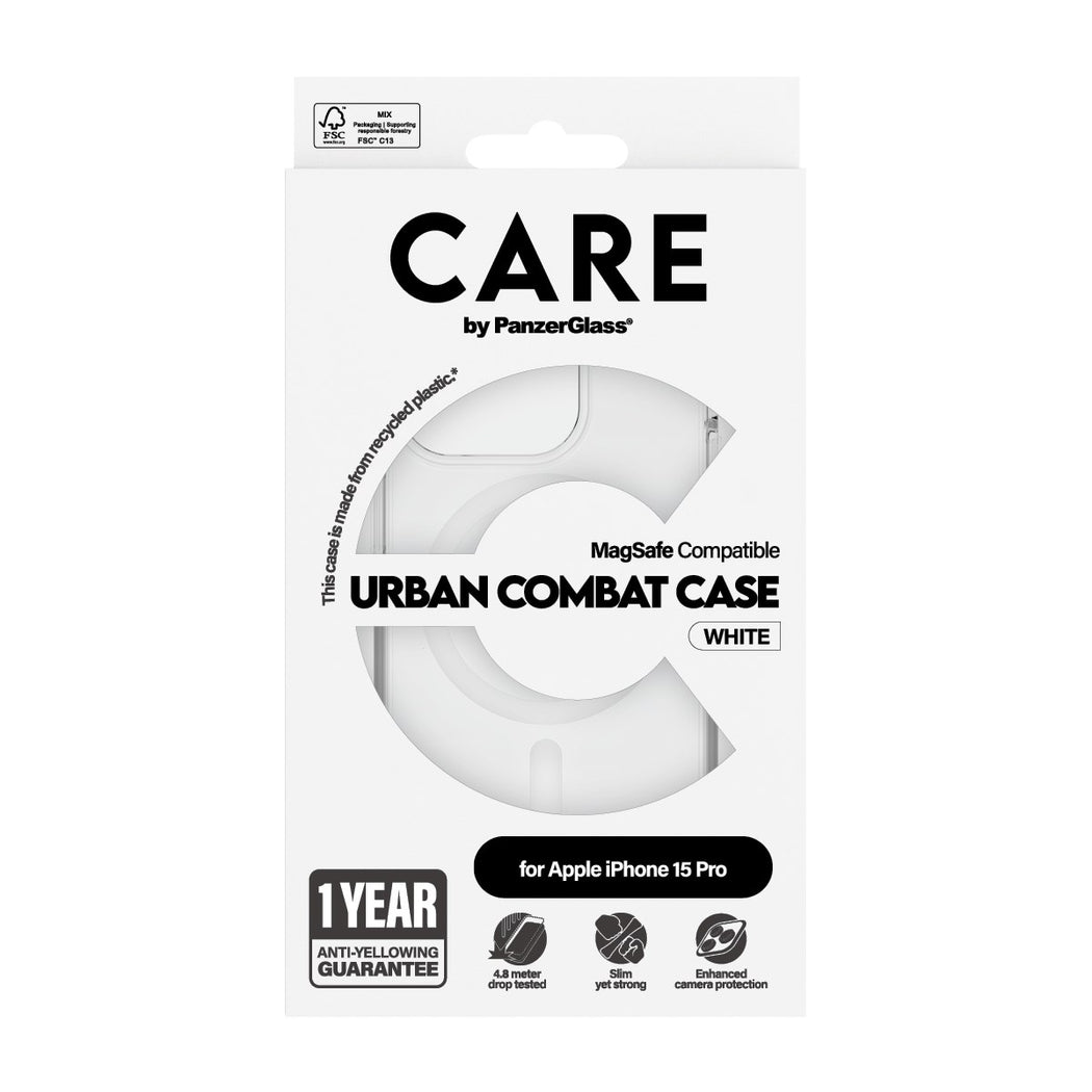 iPhone 15 Pro Urban Combat Case MagSafe Transparent