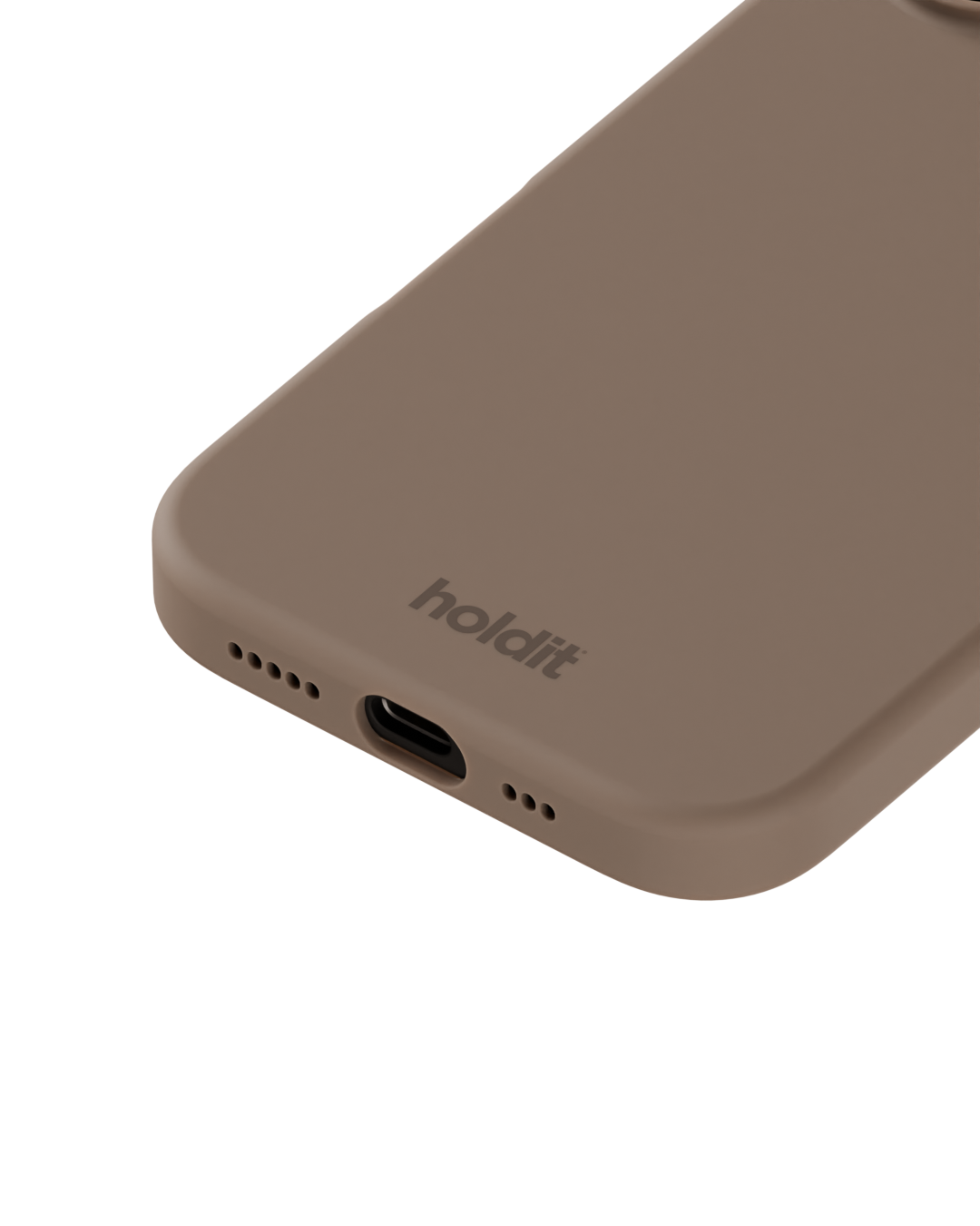 iPhone 16 Silicone Case Mocha Brown