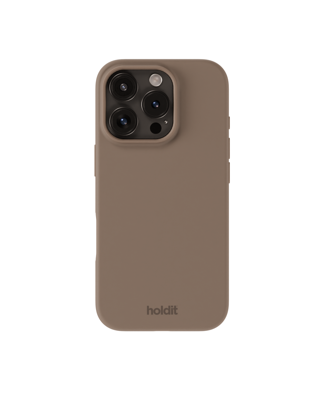 iPhone 16 Pro Silicone Case Mocha Brown