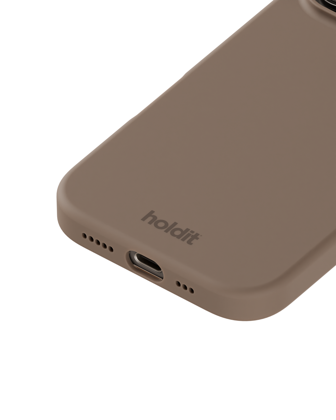 iPhone 16 Pro Silicone Case Mocha Brown