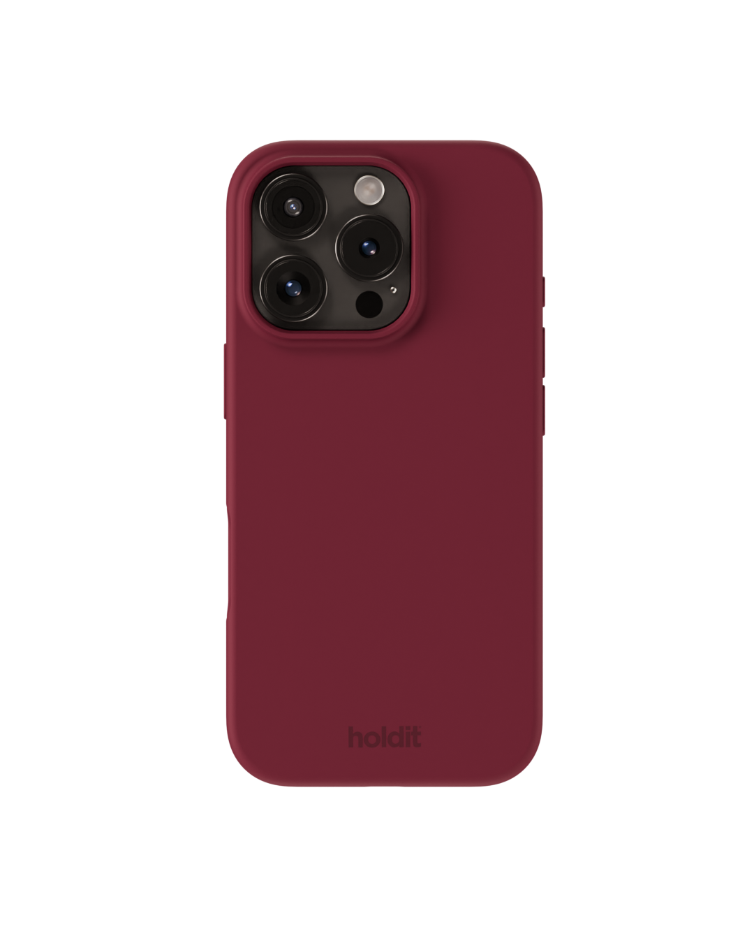 iPhone 16 Pro Silicone Case Red Velvet