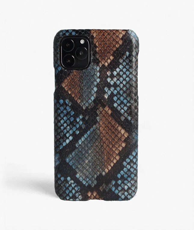 iPhone 11 Pro Max Case Python Multicolor Sunset Blue