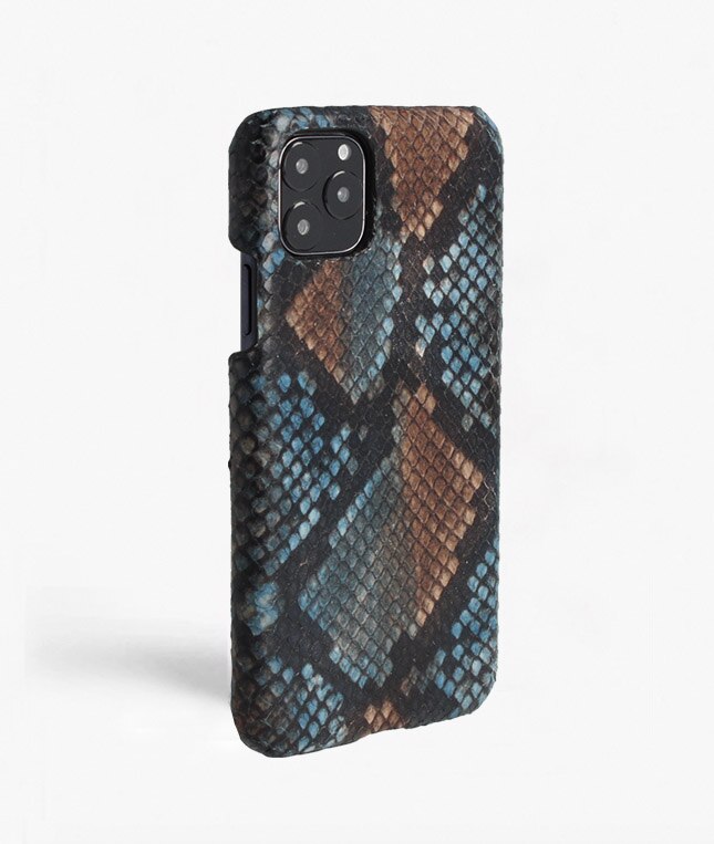 iPhone 11 Pro Max Case Python Multicolor Sunset Blue