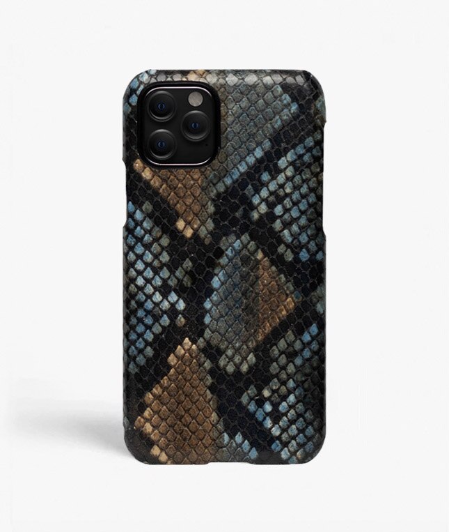 iPhone 11 Pro Case Python Multicolor Sunset Blue