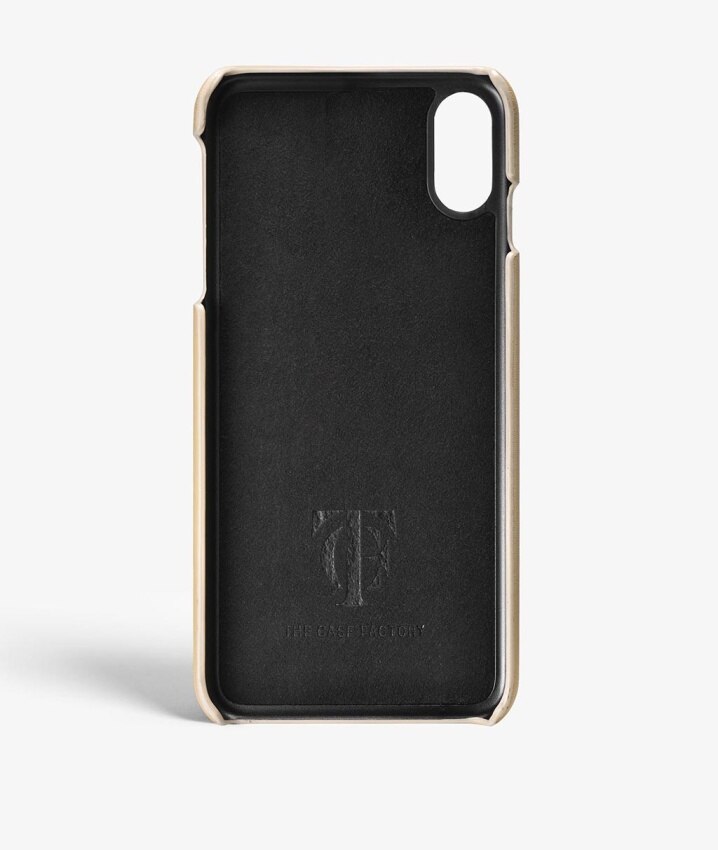 iPhone X/XS Case Giraffe Nappa Beige