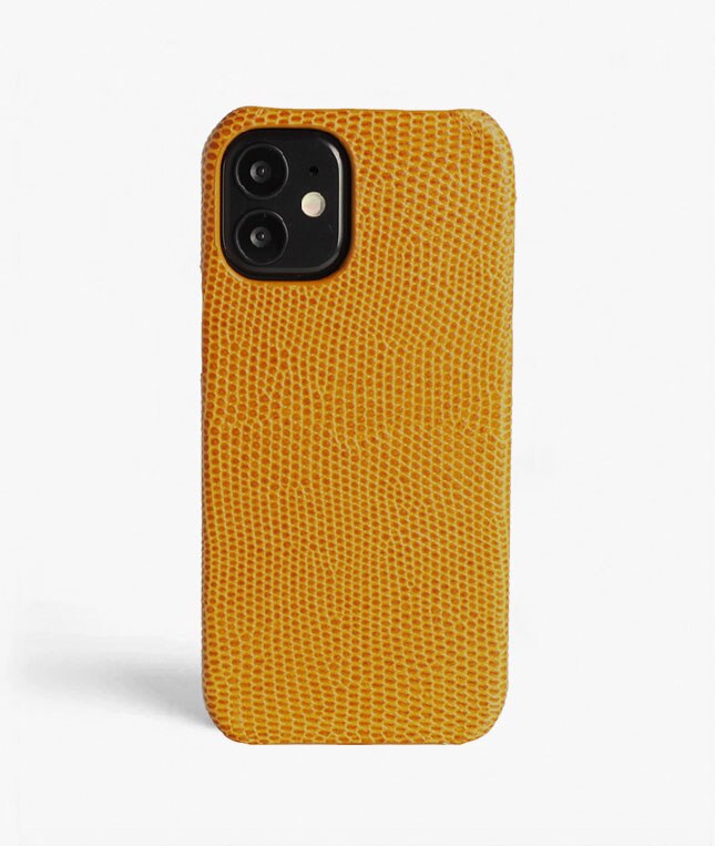 iPhone 12 Mini Case Lizard Yellow