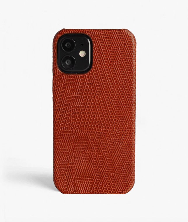 iPhone 12 Mini Case Lizard Brown