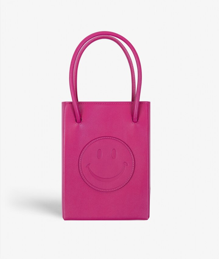 Essential Crossbody Bag Smiley Vegetable Tanned Pink