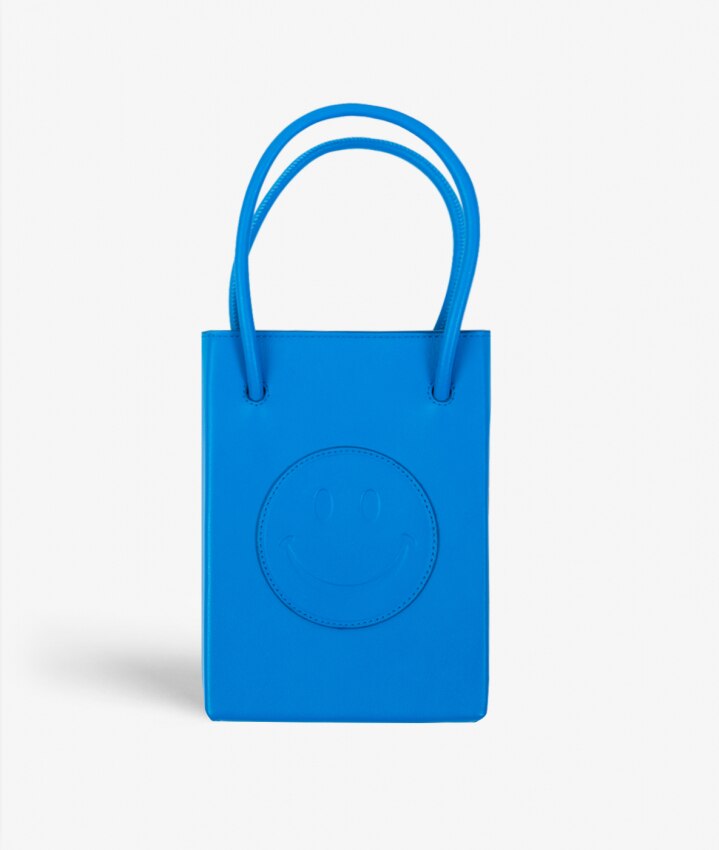 Essential Crossbody Bag Smiley Vegetable Tanned Blue