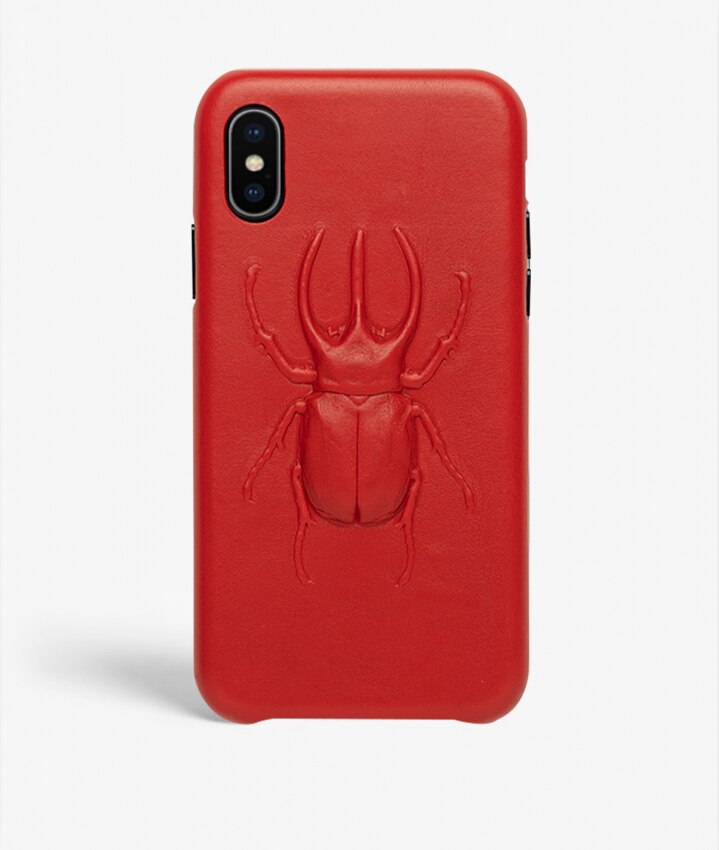 iPhone Xs Max Case Beetle Calf Red