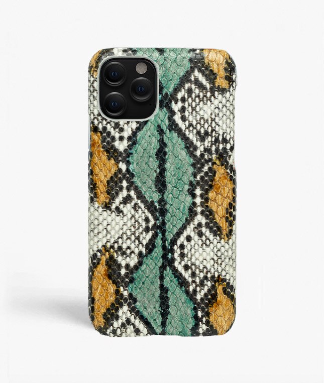 iPhone 11 Pro Case Snake Aqua/Ocra