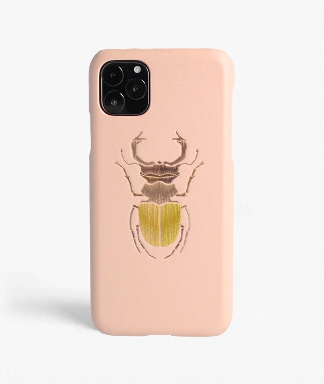 iPhone 11 Pro Max Case Beetle Calf Dusty Pink