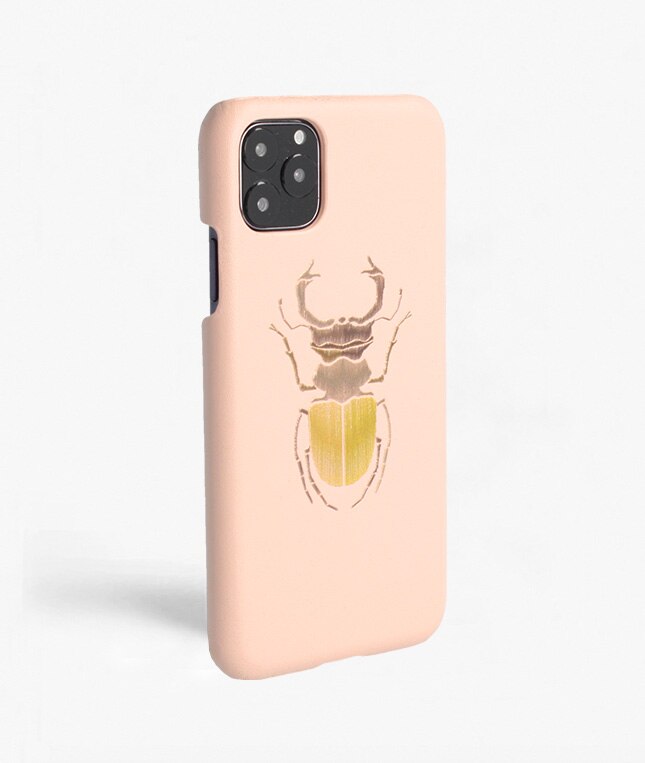 iPhone 11 Pro Max Case Beetle Calf Dusty Pink