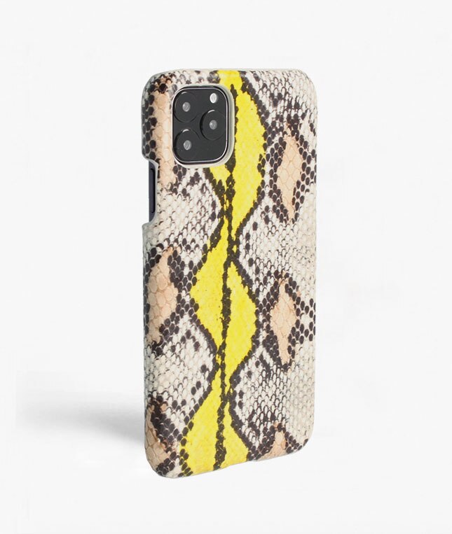 iPhone 11 Pro Max Case Snake Yellow/Beige