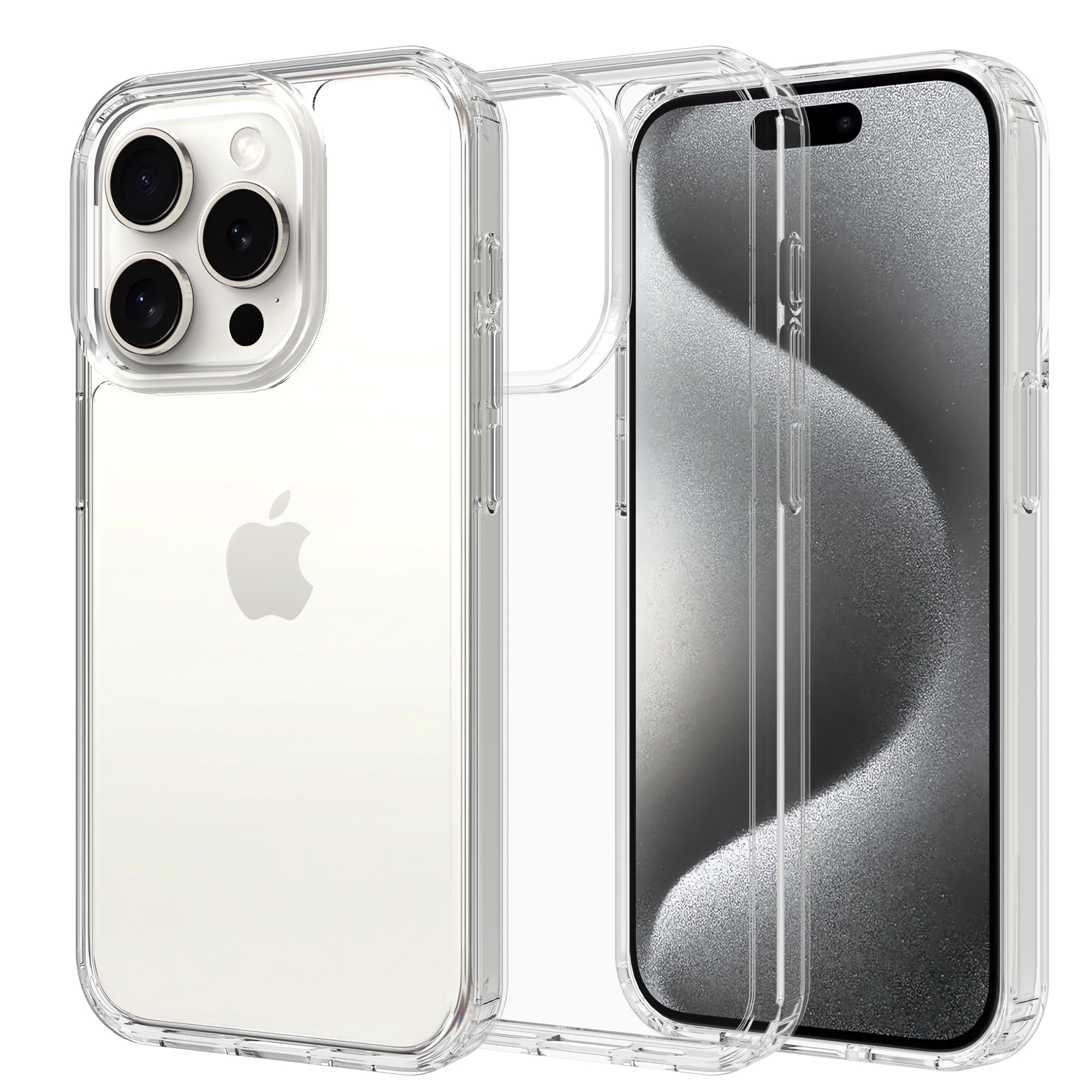 iPhone 15 Pro Hybrid Case Transparent