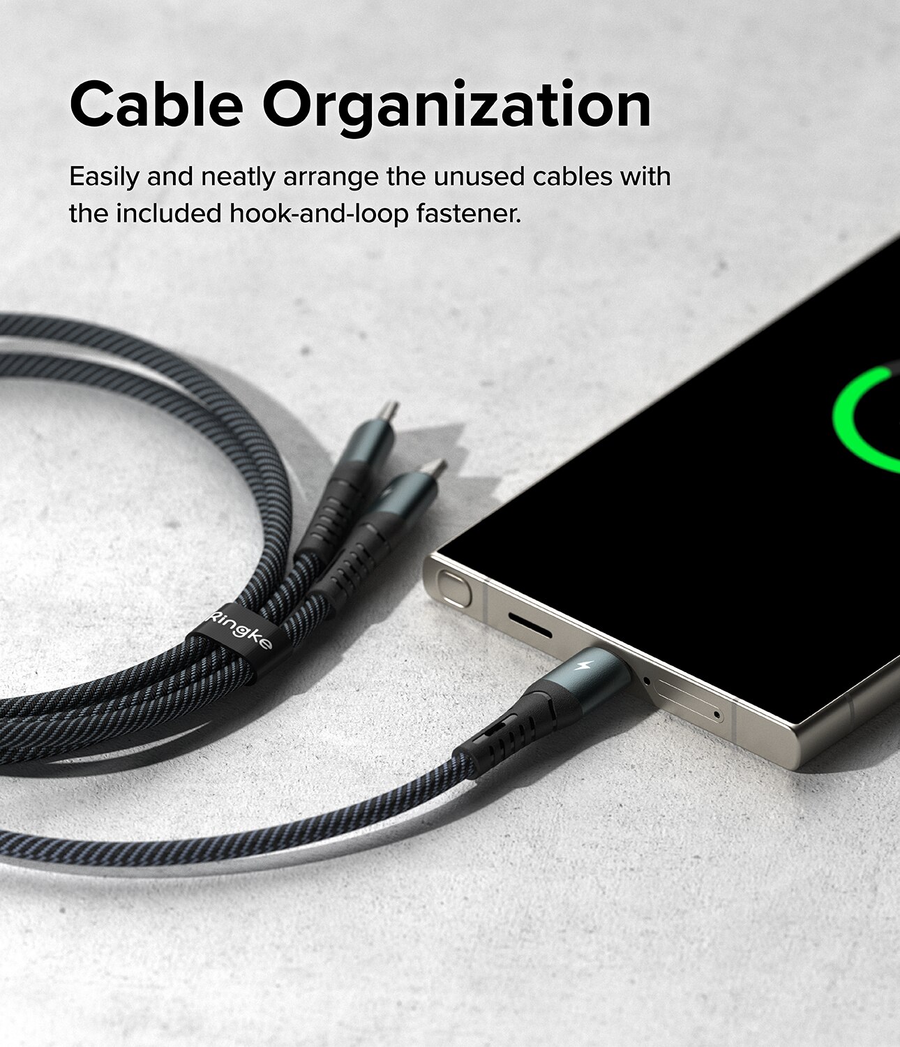 3-in-1 Fast Charging Multi Cable Black