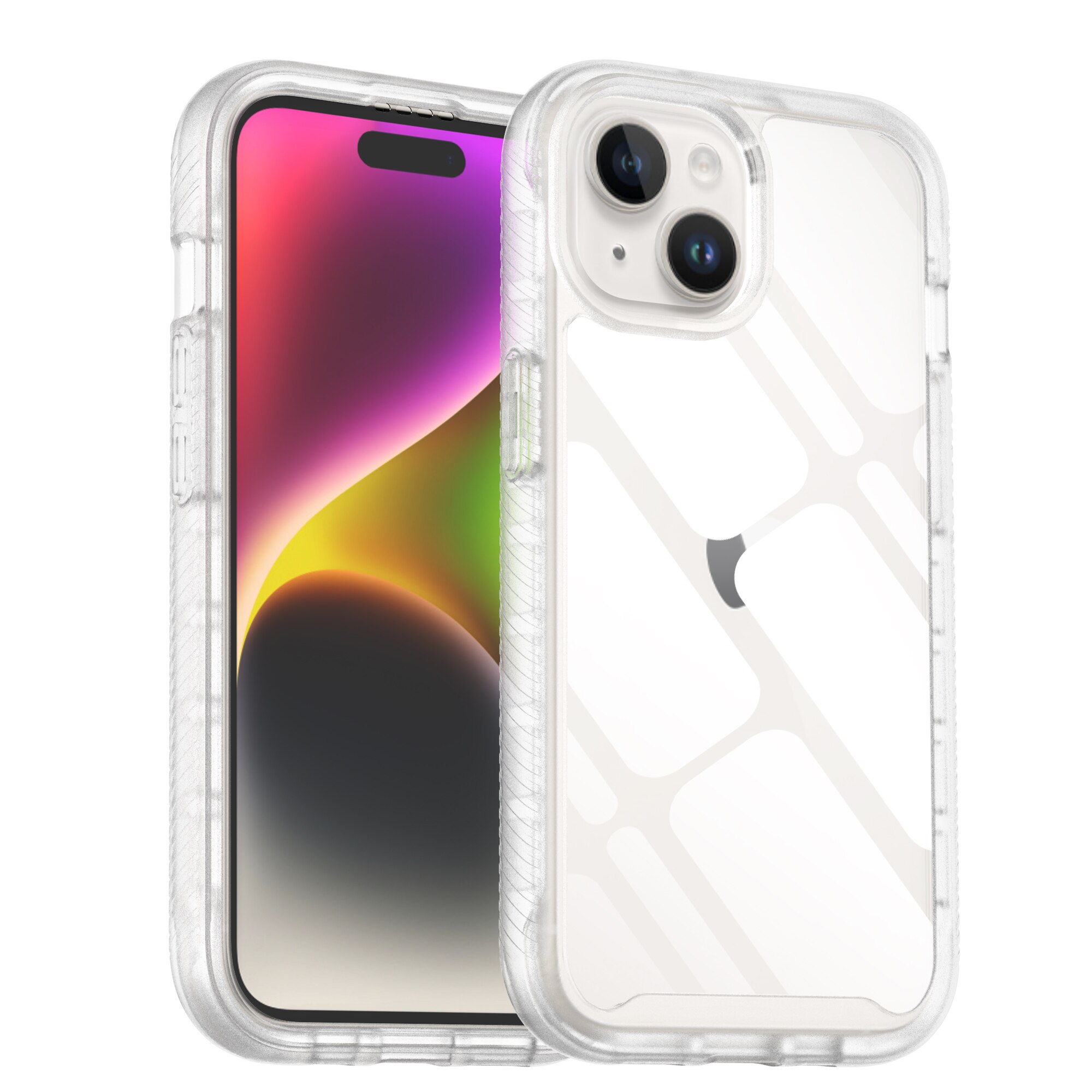 iPhone 15 Plus Full Protection Case Transparent