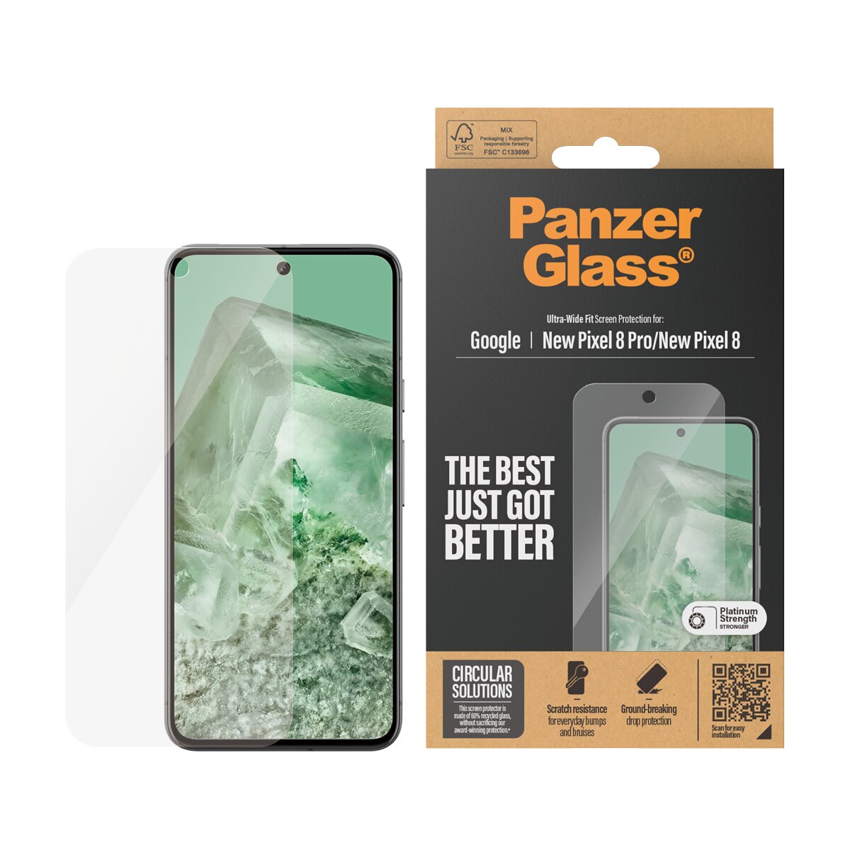 Google Pixel 9 Screen Protector Ultra Wide Fit