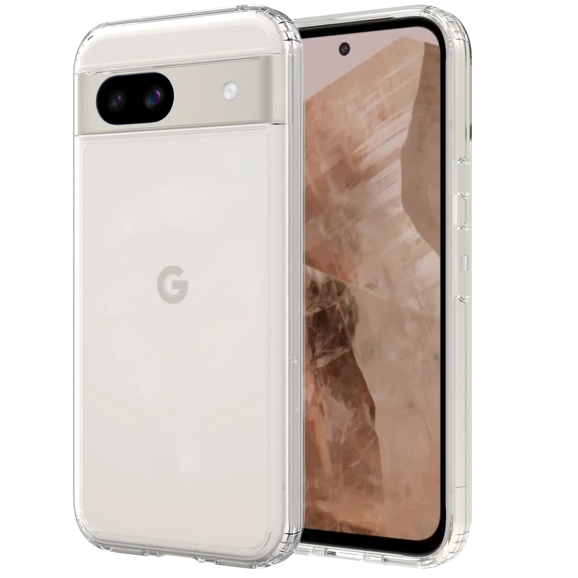 Google Pixel 8a Crystal Hybrid Case Transparent